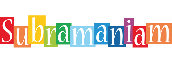 Subramaniam colors logo