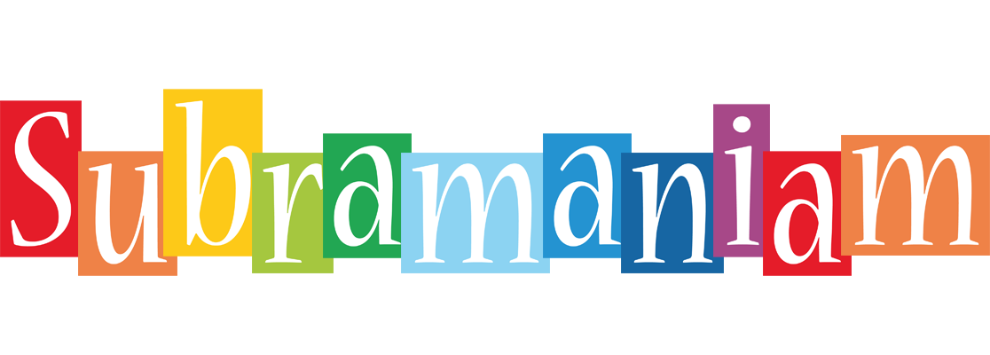 Subramaniam colors logo