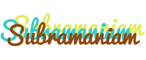 Subramaniam cupcake logo
