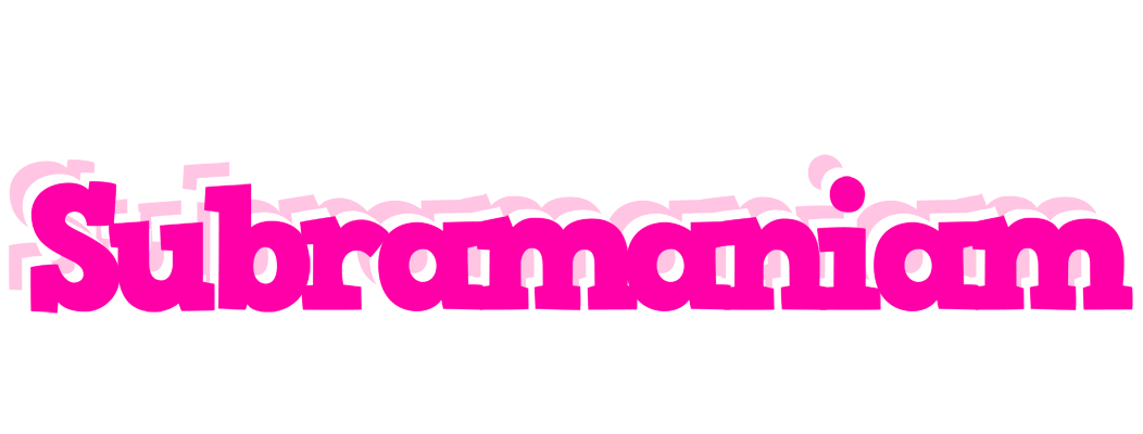 Subramaniam dancing logo