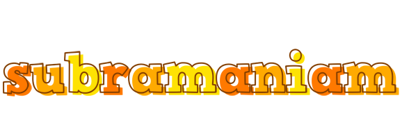 Subramaniam desert logo