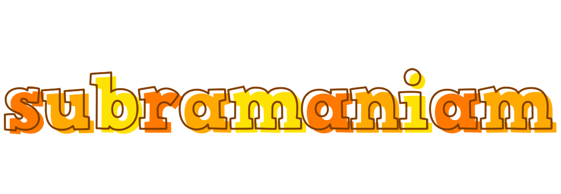 Subramaniam desert logo