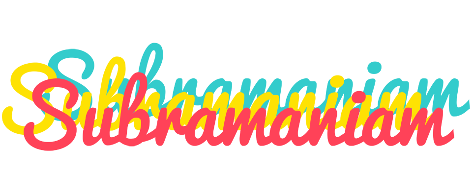 Subramaniam disco logo