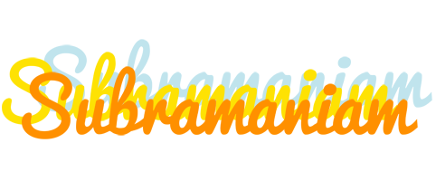 Subramaniam energy logo