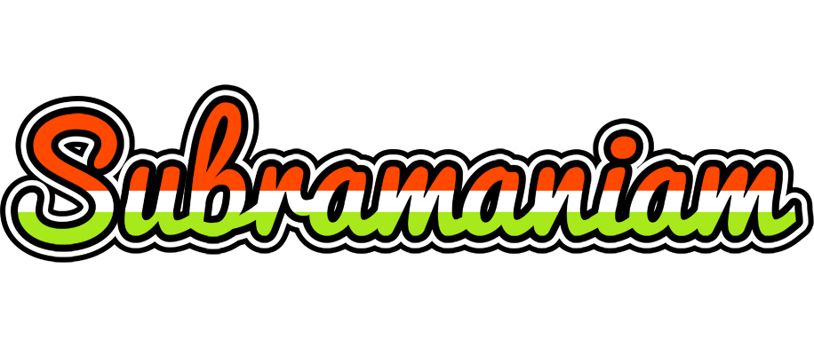 Subramaniam exotic logo