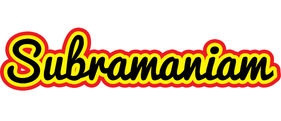 Subramaniam flaming logo