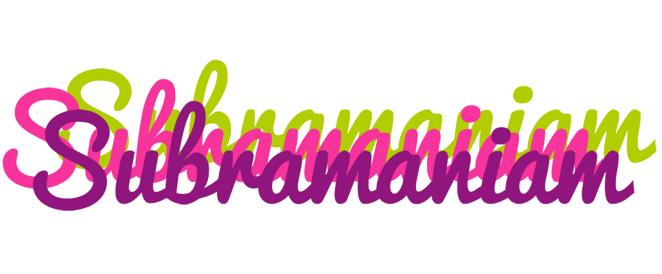 Subramaniam flowers logo