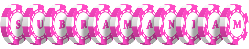 Subramaniam gambler logo