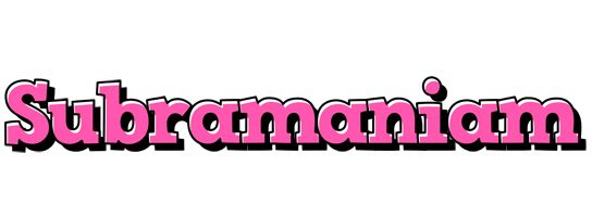 Subramaniam girlish logo