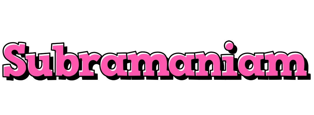 Subramaniam girlish logo