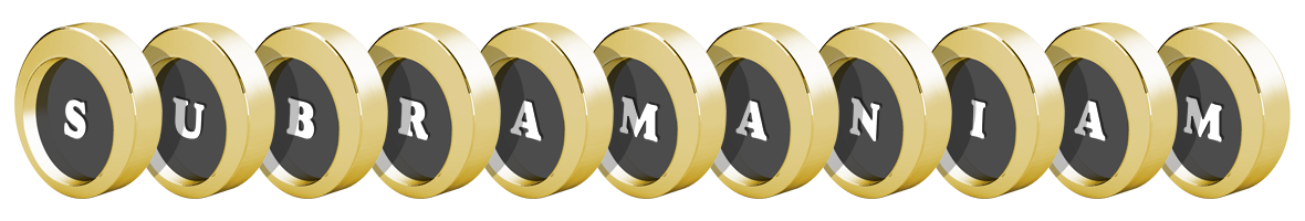 Subramaniam gold logo