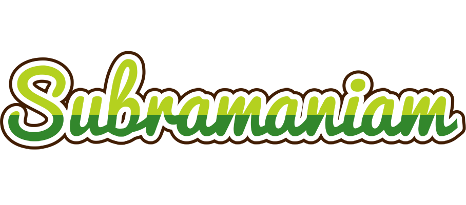 Subramaniam golfing logo