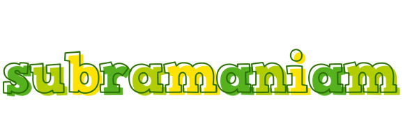 Subramaniam juice logo
