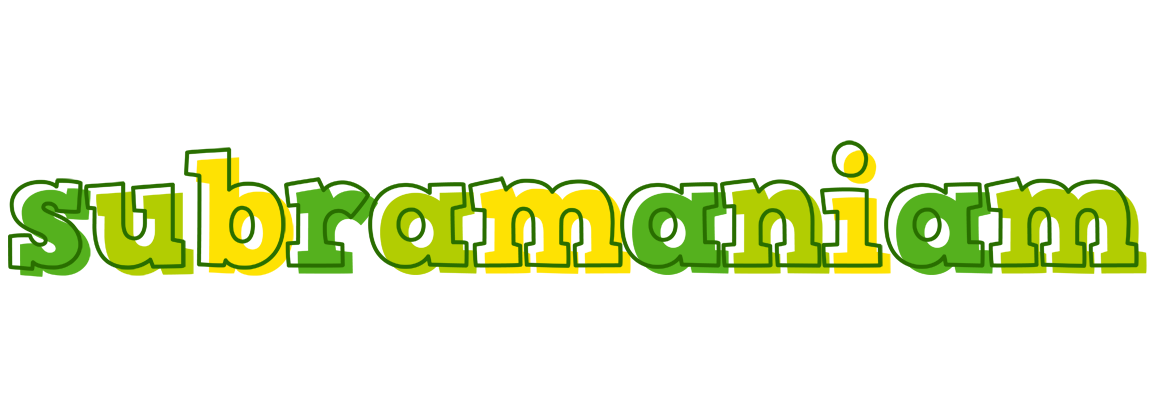 Subramaniam juice logo