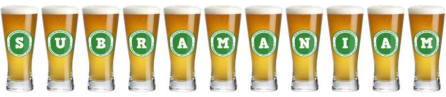 Subramaniam lager logo