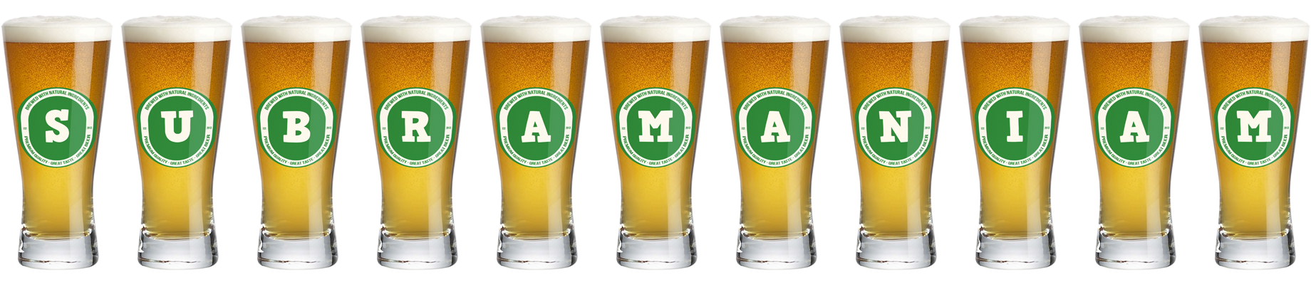 Subramaniam lager logo