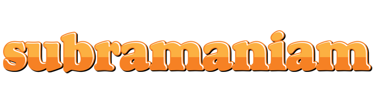 Subramaniam orange logo