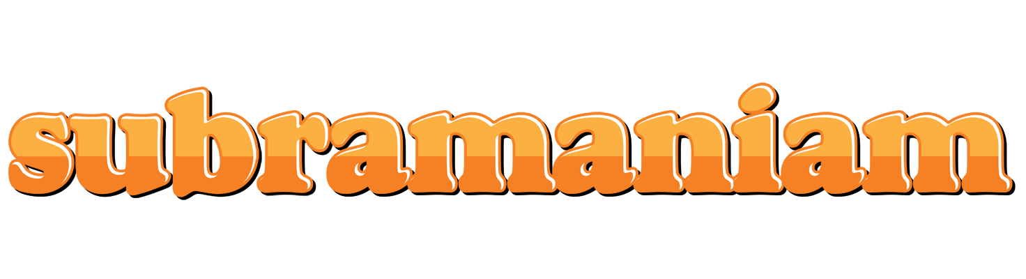 Subramaniam orange logo