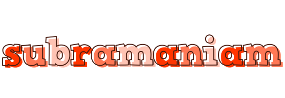 Subramaniam paint logo