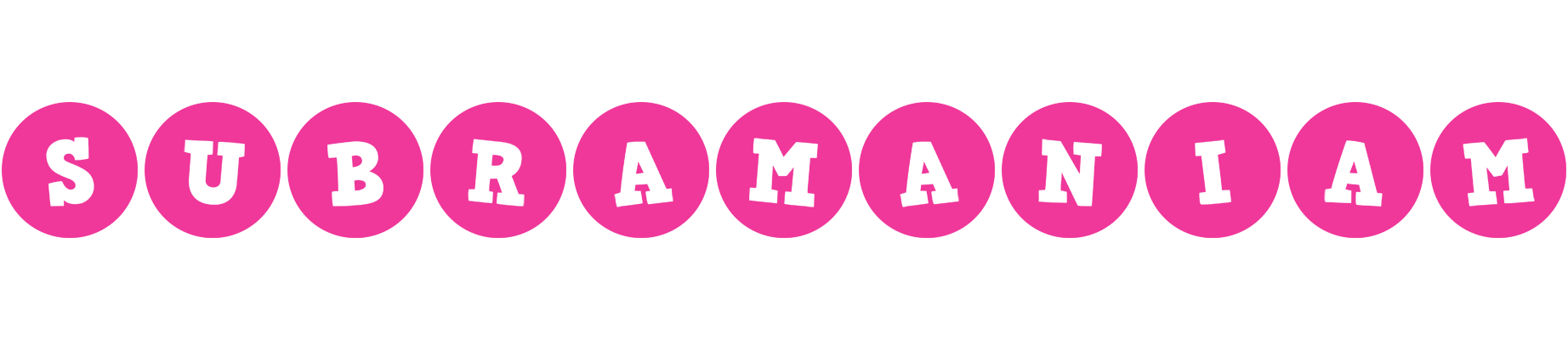 Subramaniam poker logo