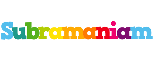 Subramaniam rainbows logo