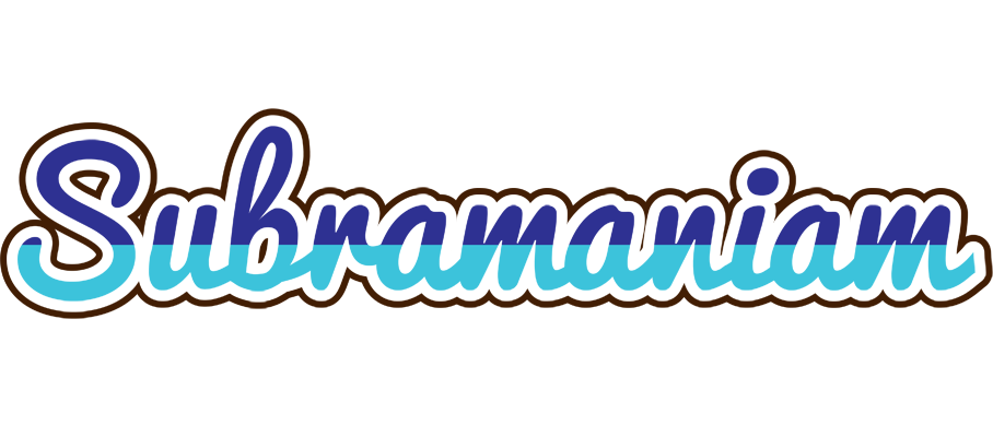Subramaniam raining logo