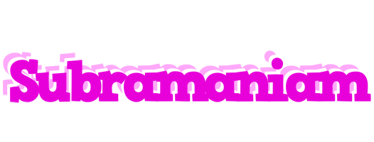 Subramaniam rumba logo