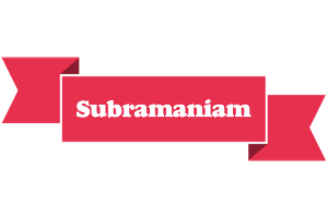 Subramaniam sale logo