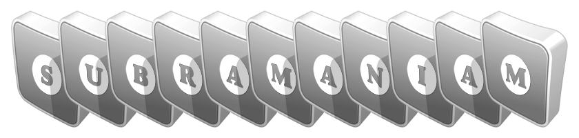 Subramaniam silver logo
