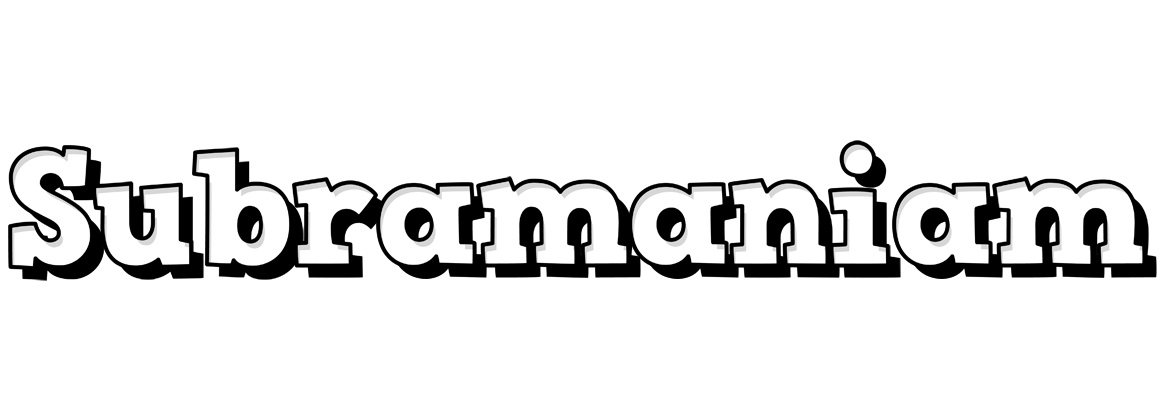 Subramaniam snowing logo