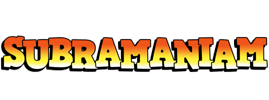 Subramaniam sunset logo
