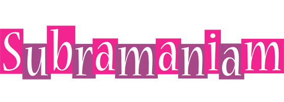 Subramaniam whine logo