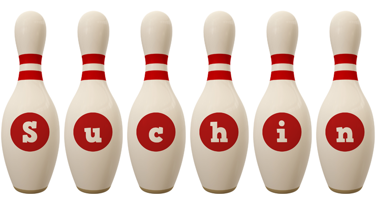 Suchin bowling-pin logo