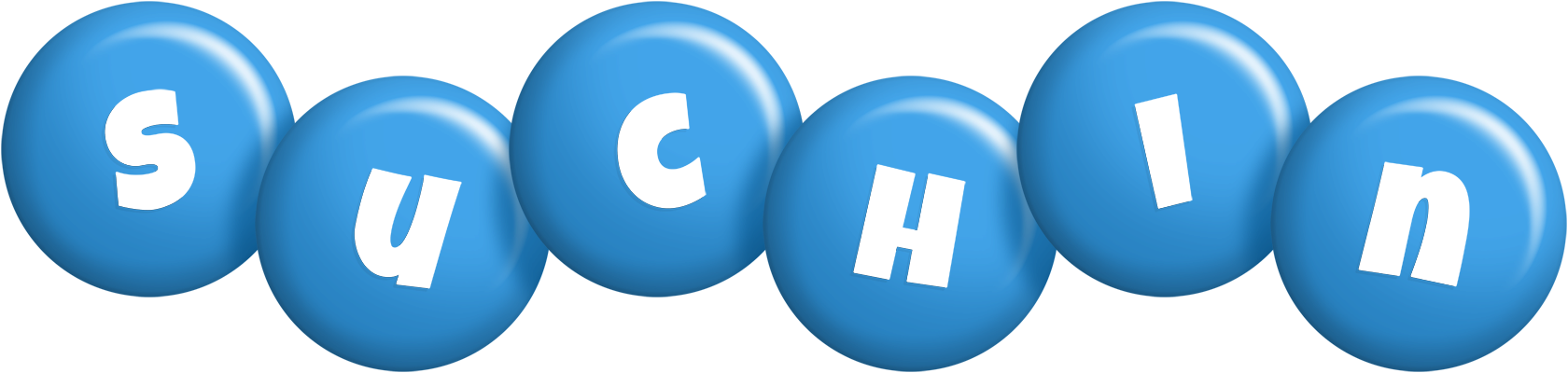 Suchin candy-blue logo