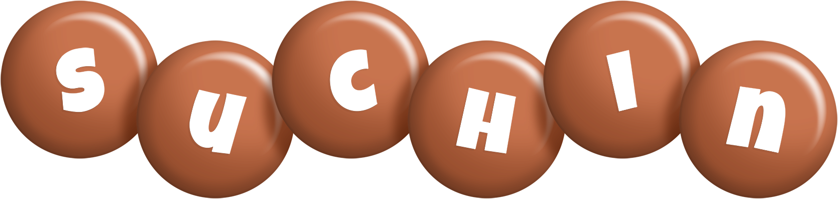 Suchin candy-brown logo