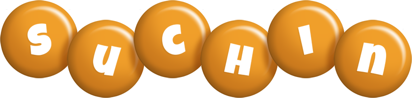 Suchin candy-orange logo