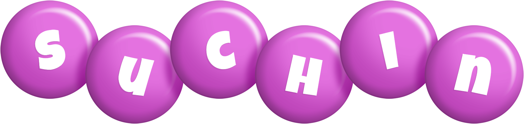 Suchin candy-purple logo