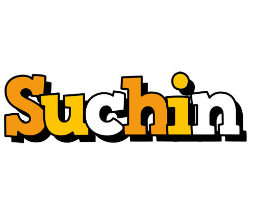 Suchin cartoon logo