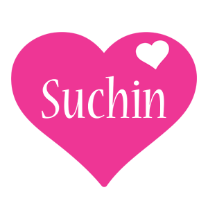 Suchin love-heart logo