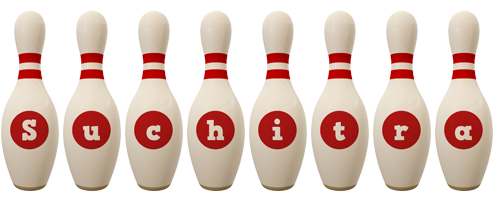 Suchitra bowling-pin logo