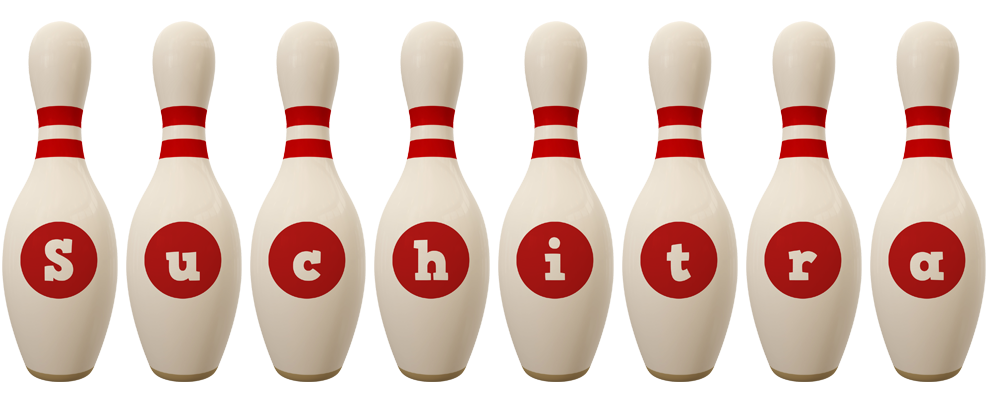 Suchitra bowling-pin logo