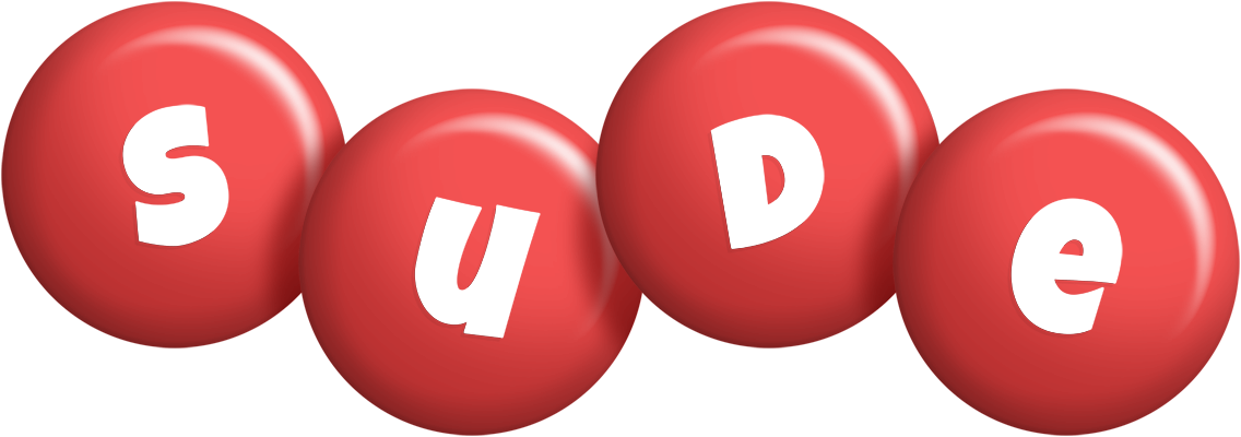 Sude candy-red logo