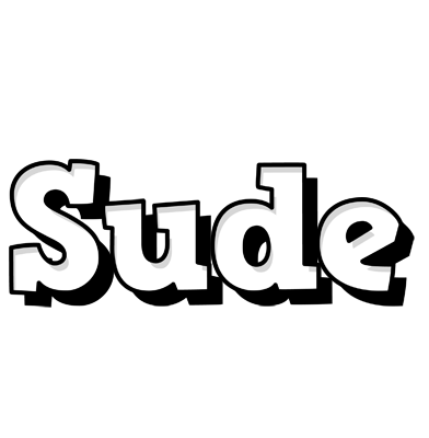 Sude snowing logo