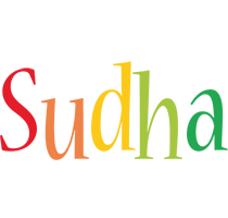 Sudha birthday logo