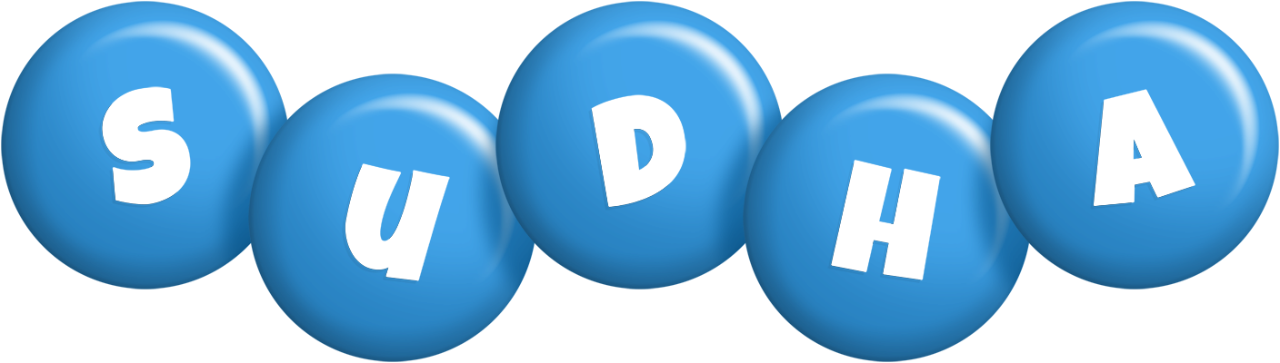 Sudha candy-blue logo