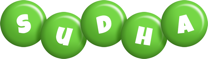 Sudha candy-green logo
