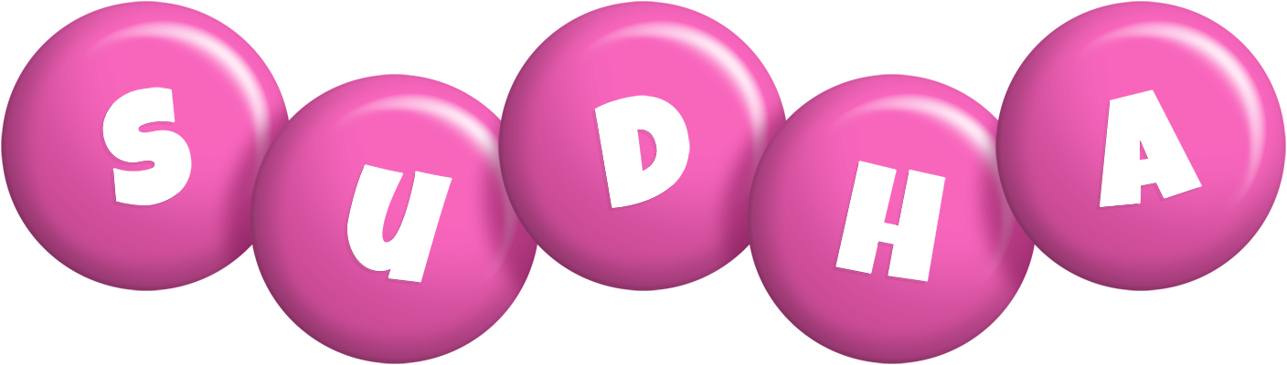 Sudha candy-pink logo