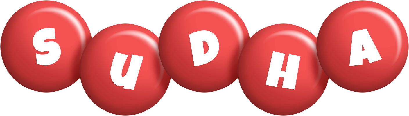 Sudha candy-red logo