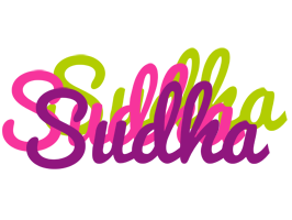 Sudha flowers logo