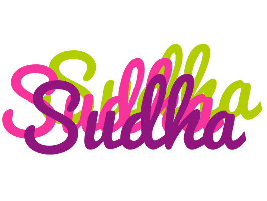Sudha flowers logo